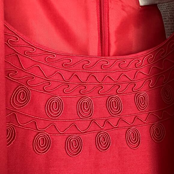 VTG Jessica Howard Wms 10 Linen Blend Sleeveless Maxi Dress With Matching Jacket - Picture 8 of 14